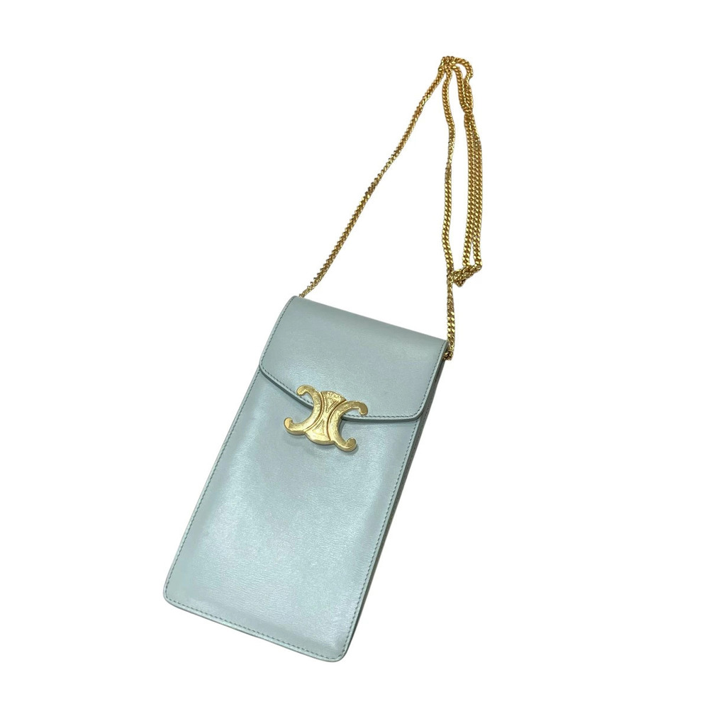 Celine Triomphe Phone Case Sky Blue